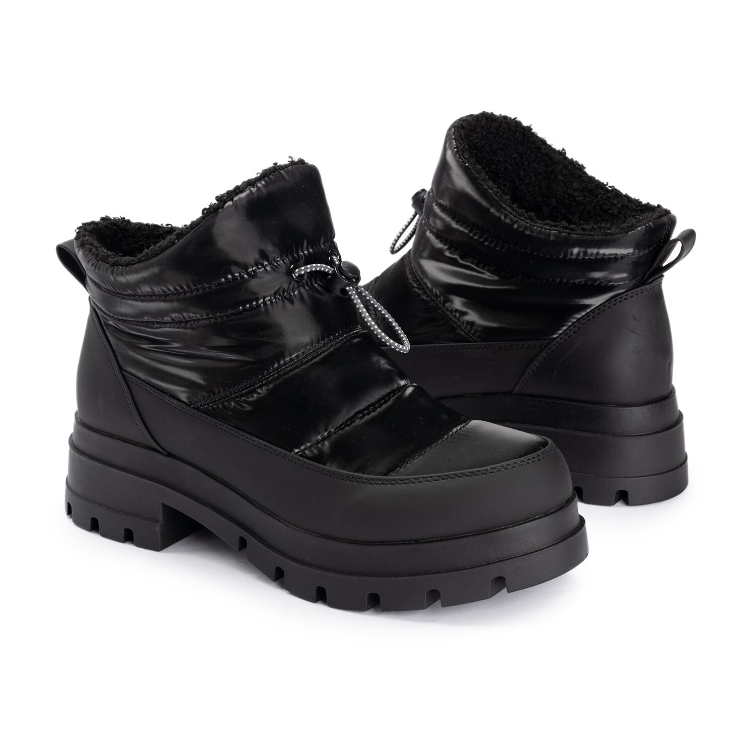 Muk Luks Womens Women'S Ml Footwear Water Resistant Slip Chunky Heel Winter Boots