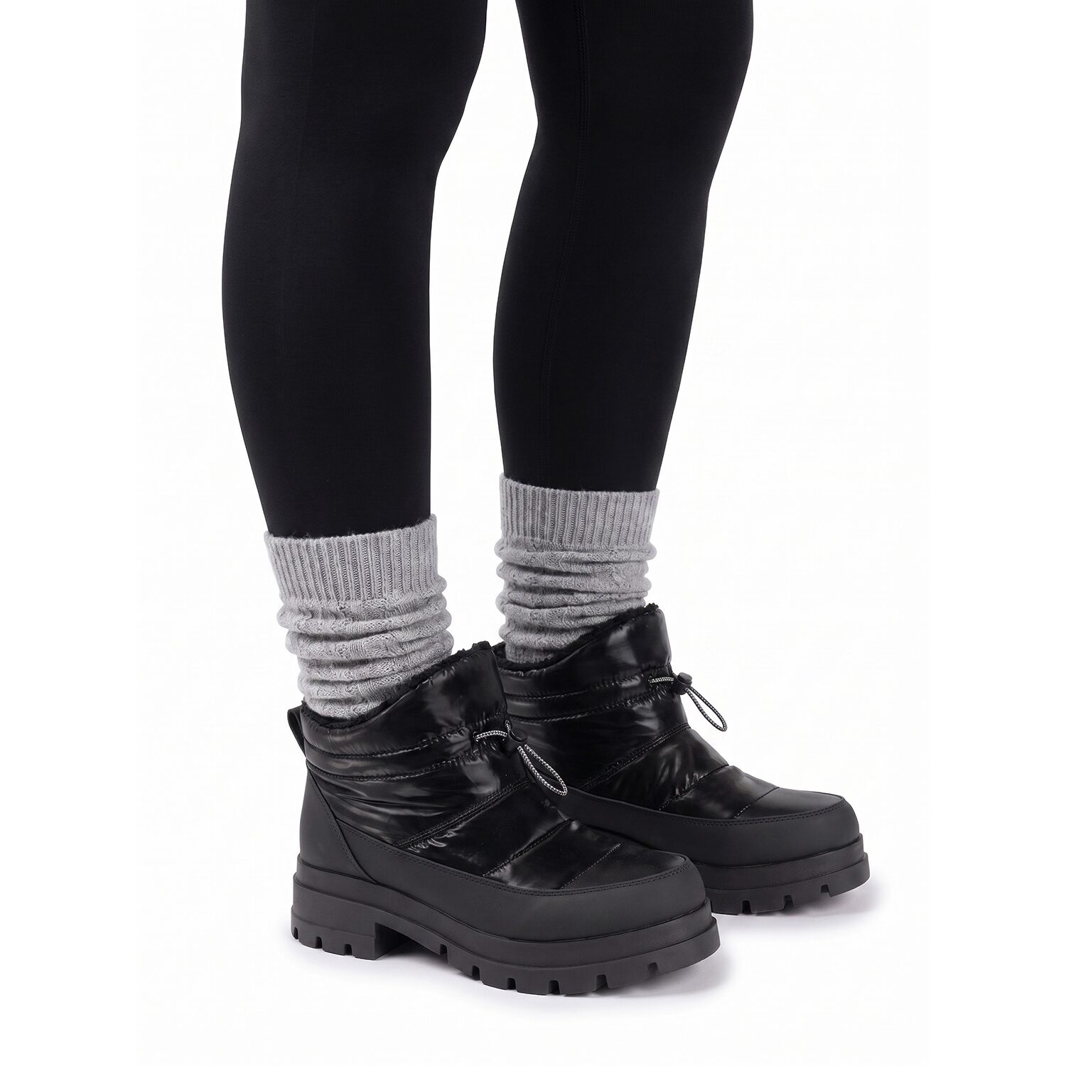 Muk Luks Womens Women'S Ml Footwear Water Resistant Slip Chunky Heel Winter Boots
