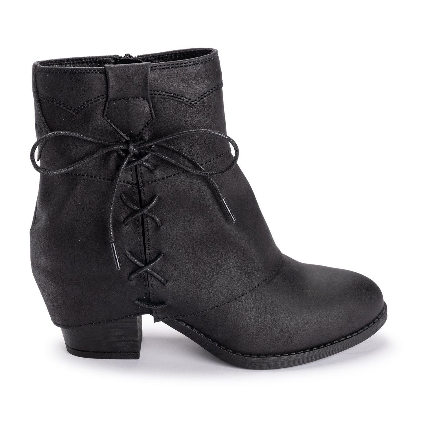 Muk Luks Womens Women'S Ml Footwear Chunky Heel Booties