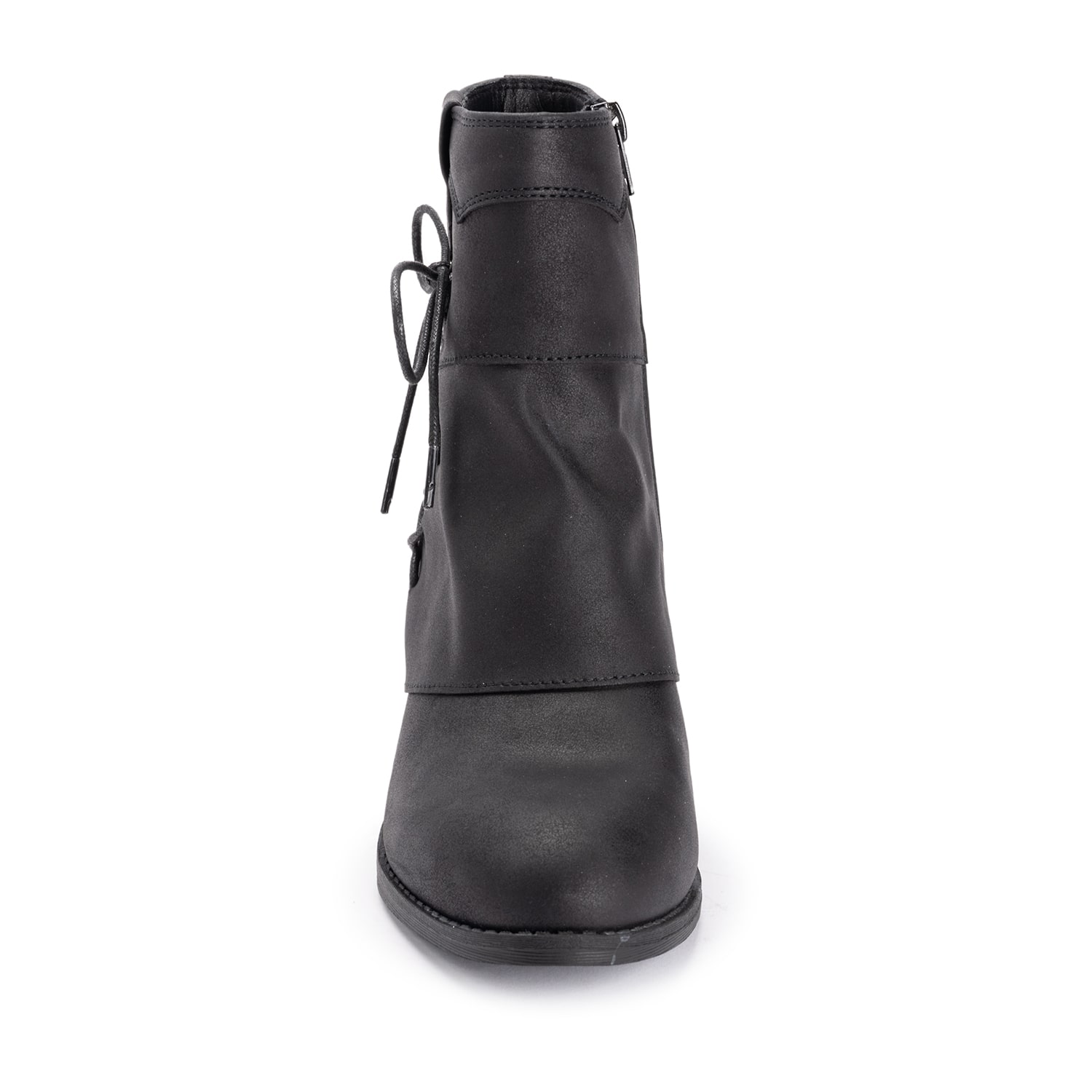Muk Luks Womens Women'S Ml Footwear Chunky Heel Booties