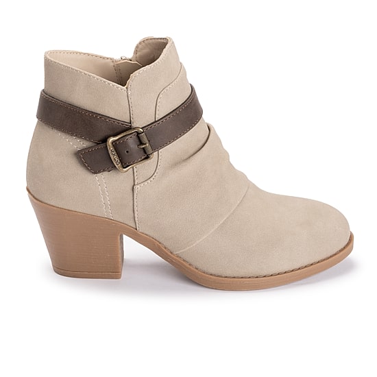 Muk Luks Womens Women'S Ml Footwear Block Heel Booties