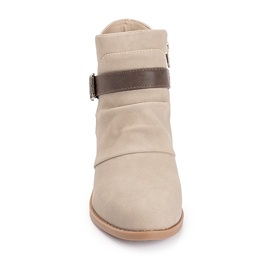 Muk Luks Womens Women'S Ml Footwear Block Heel Booties