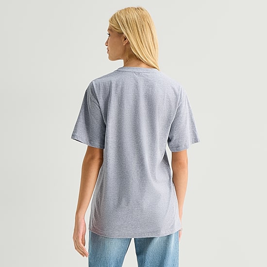 Womens Juniors Crew Neck Short Sleeve Regular Fit Graphic T-Shirt