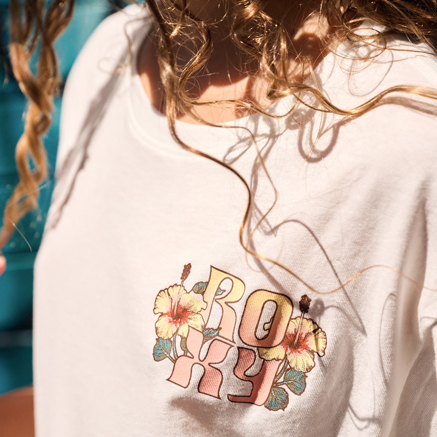 Roxy Big Kid Girls Crew Neck Short Sleeve Oversized Graphic T-Shirt