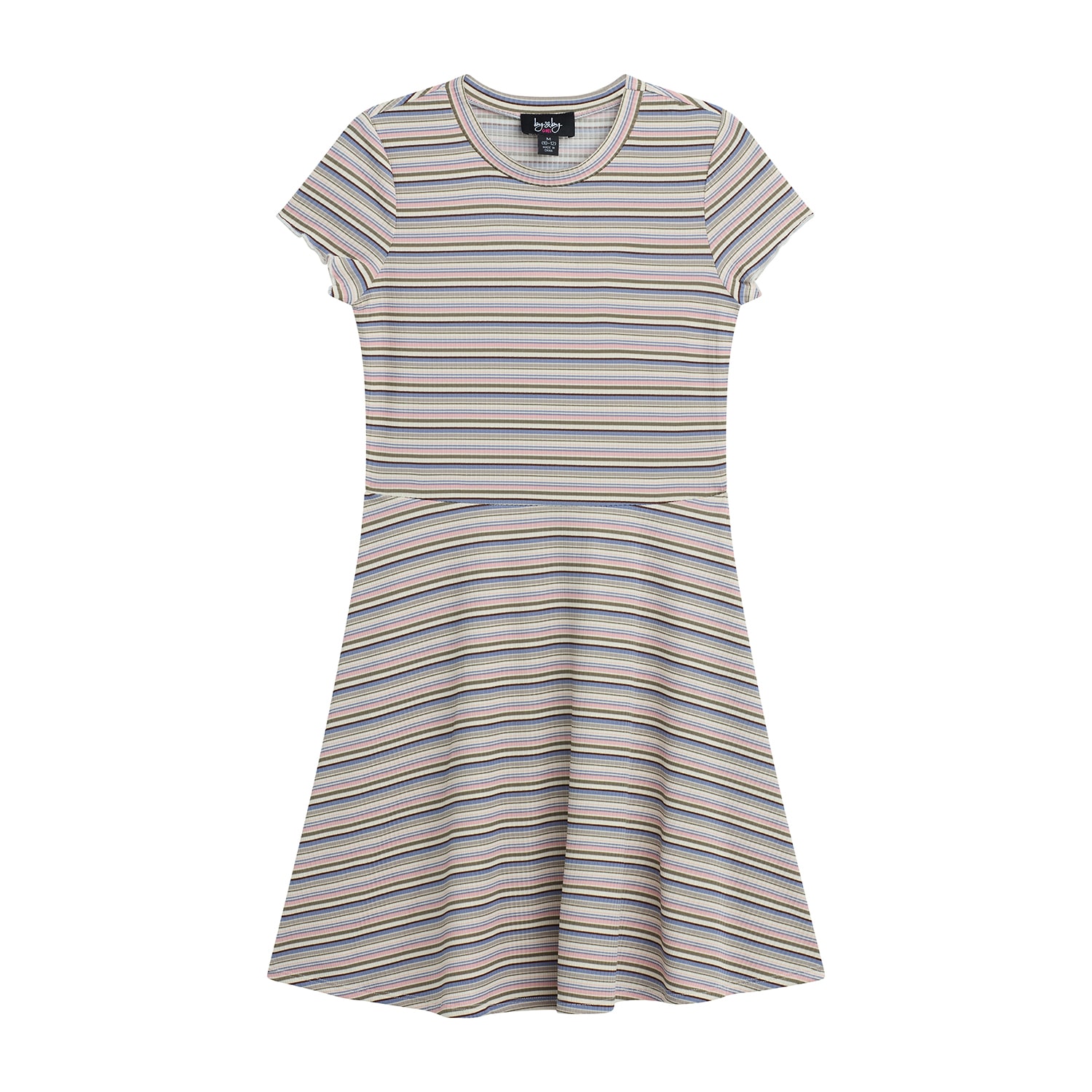 Byer California Girls Cap Striped 2-pc. Dress Set
