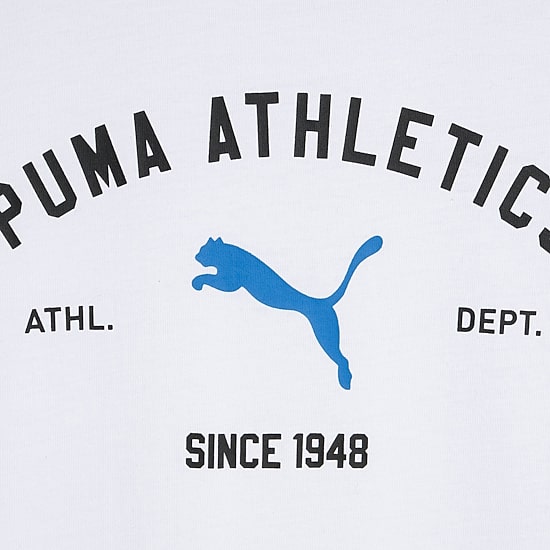 PUMA Big Kid Boys Crew Neck Short Sleeve Regular Fit Graphic T-Shirt
