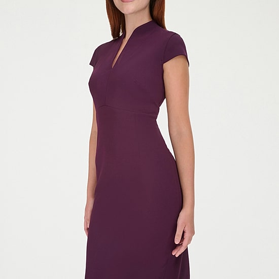 Marc New York Womens V Neck Short Sleeve Sheath Dress
