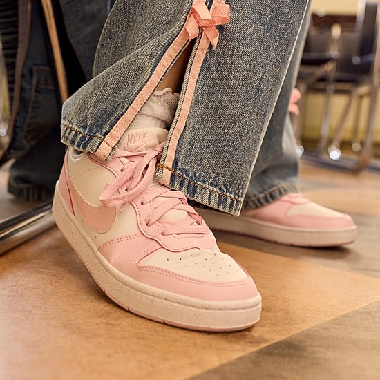 Nike Court Borough Low Big Kid Girls Sneakers