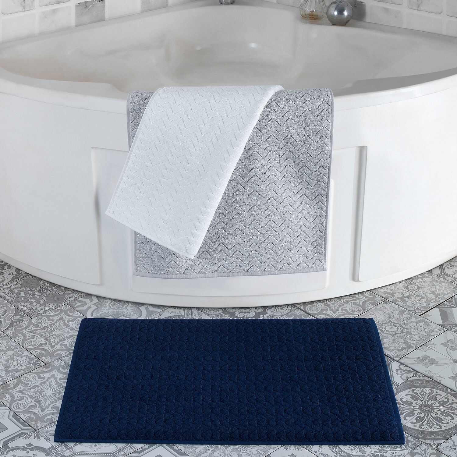 Depera Home Turkish Cotton Bath Mat