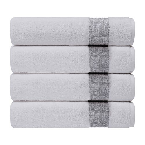 Depera Home 4-pc. Washcloth In Silver
