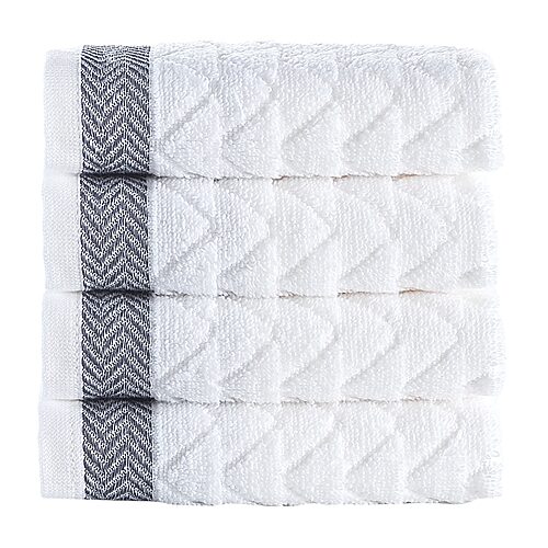 Depera Home 4-pc. Washcloth In White