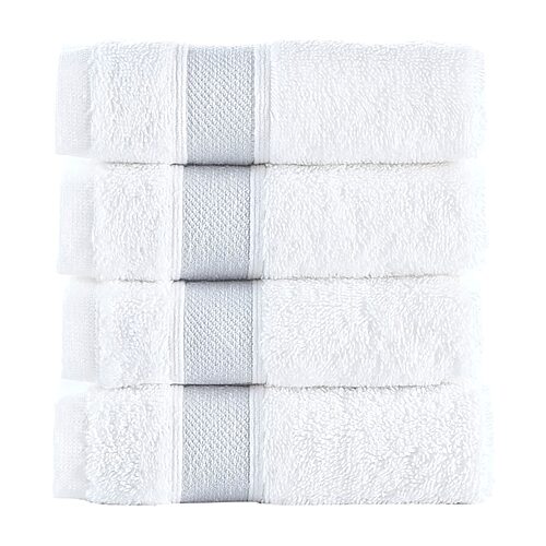 Depera Home 4-pc. Washcloth In Silver
