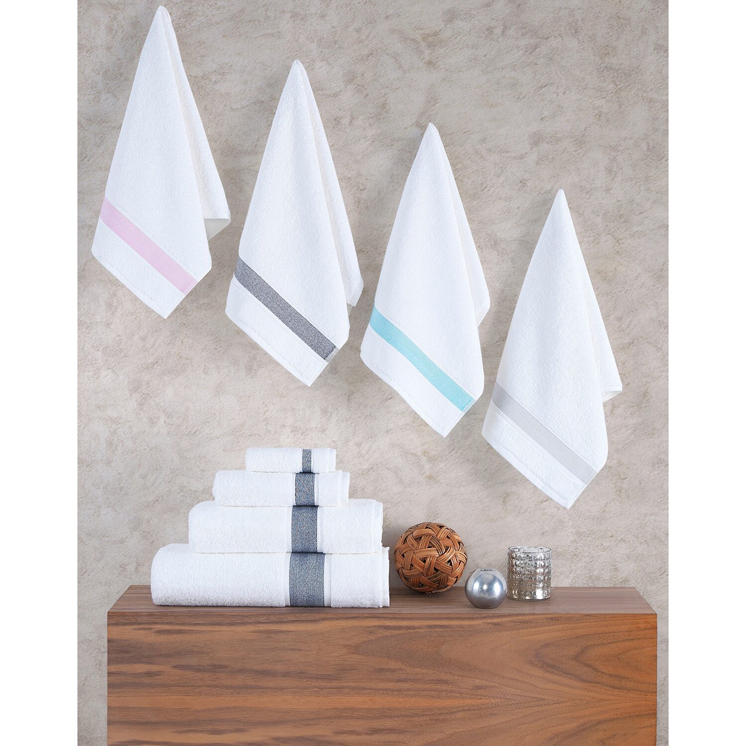 Depera Home Turkish Cotton 4-pc. Hand Towel