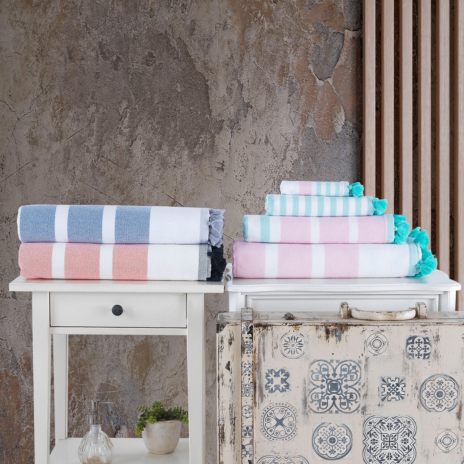 Depera Home Turkish Cotton -pc. Bath Towel Set