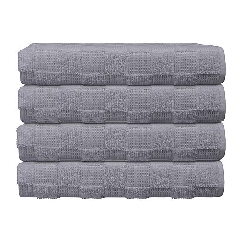Depera Home 4-pc. Washcloth In Silver
