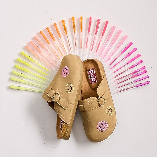Pop Little & Big Kid Girls Mynna Round Closed Toe Clogs