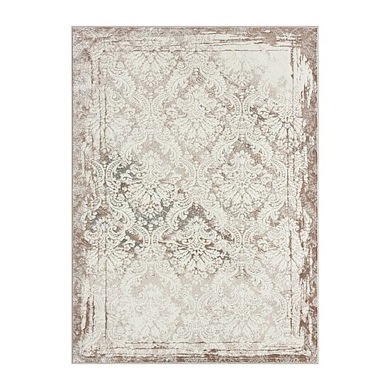 LR Home Antoine Damask Indoor Rectangular Area Rug