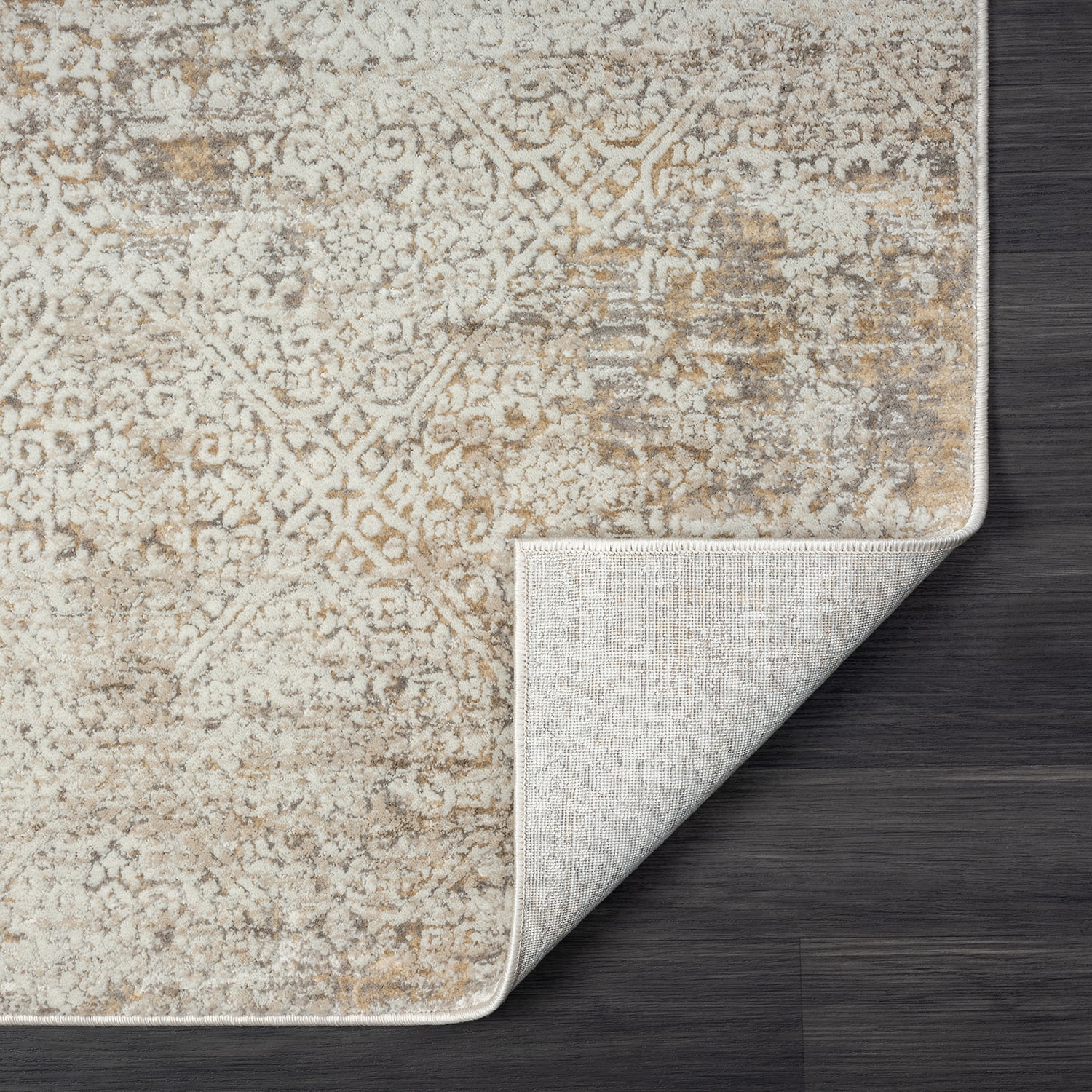 LR HOME Willow Distress Indoor Rectangular Runner