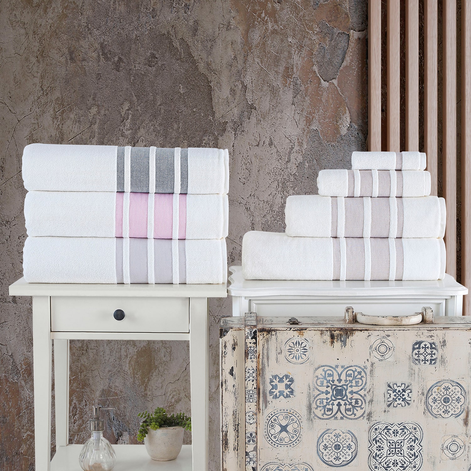 Depera Home Turkish Cotton 2-pc. Bath Sheet