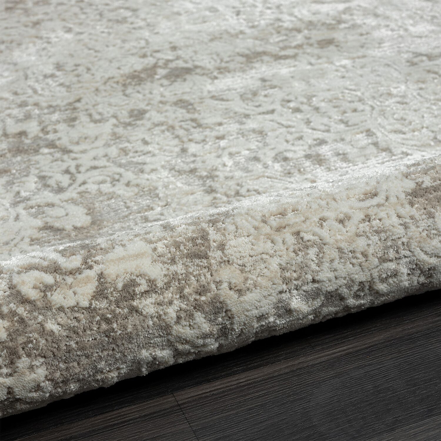 LR Home Willow Bordered Indoor Rectangular Area Rug