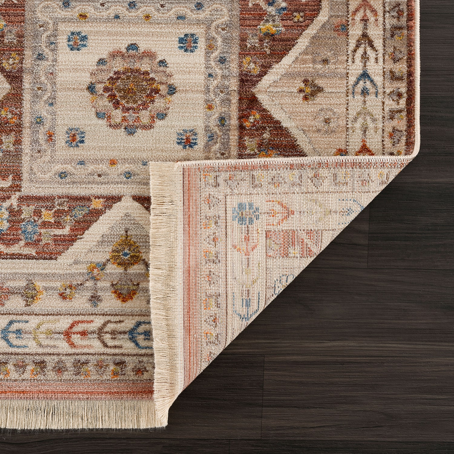 LR Home Olivia Medallion Indoor Rectangular Area Rug