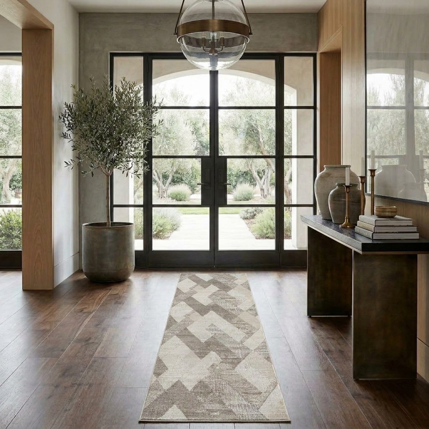 LR HOME Willow Transitional Indoor Rectangular Runner