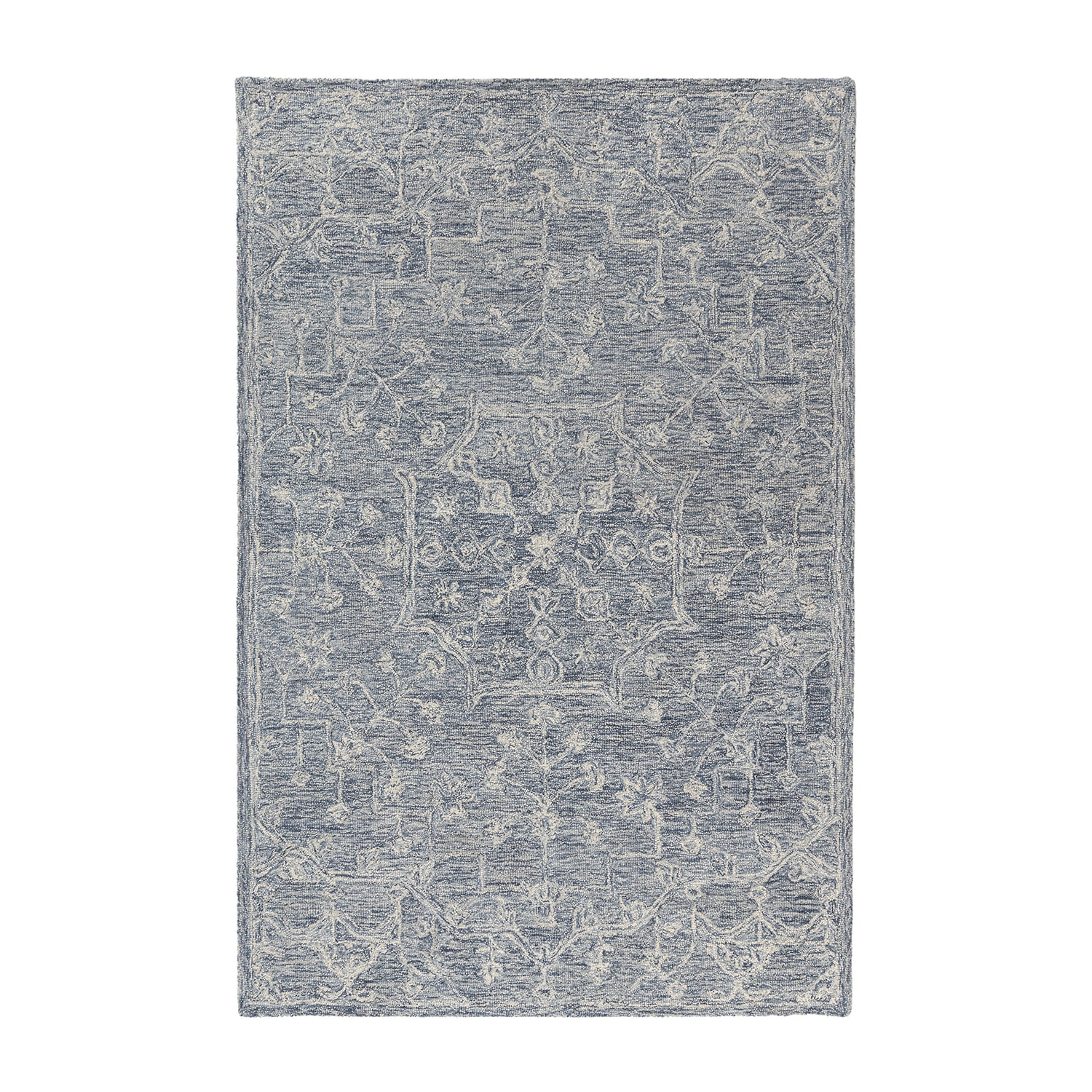 LR Home Gelle Floral Hand Tufted Indoor Rectangular Area Rug