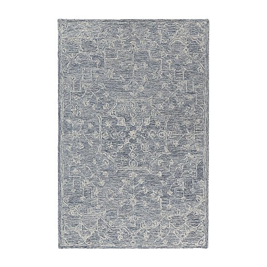LR Home Gelle Floral Hand Tufted Indoor Rectangular Area Rug