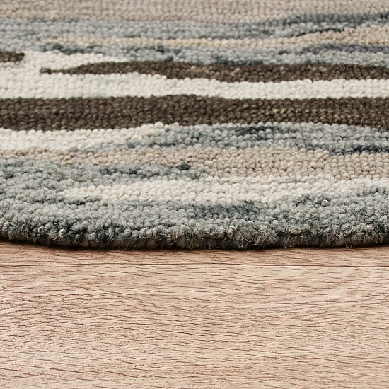 LR HOME Sindy Casual Indoor Round Area Rug
