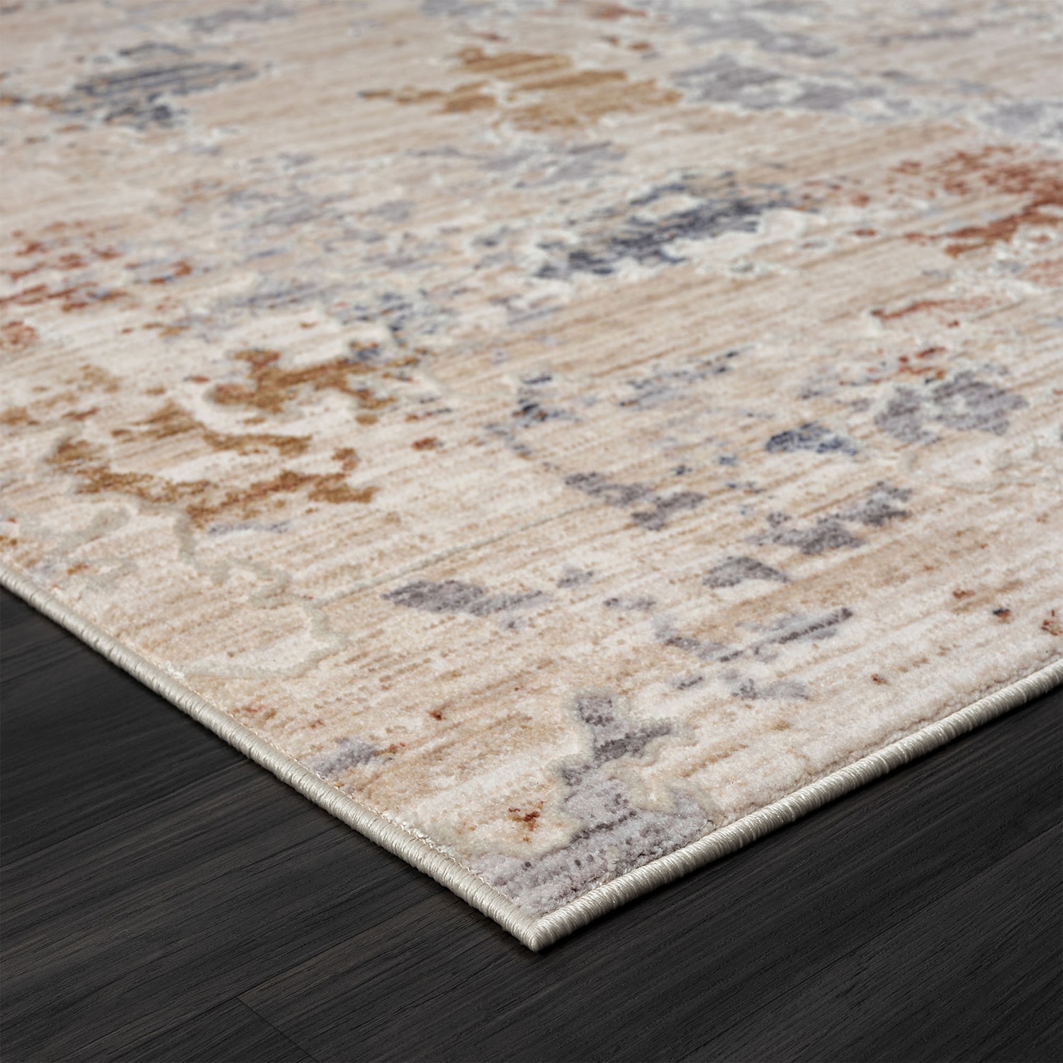 LR Home Dazia Abstract Indoor Rectangular Area Rug