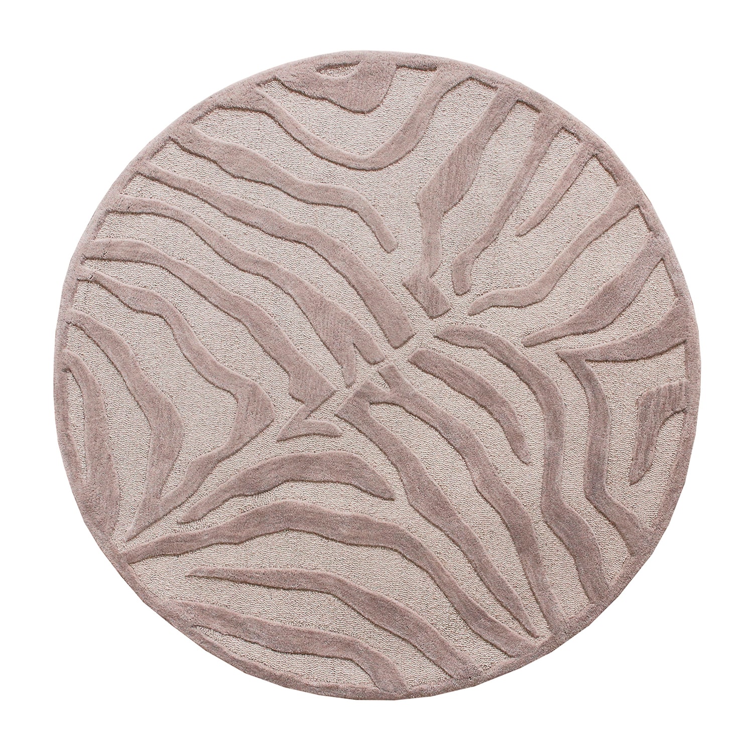 LR Home Genesis Abstract Hand Tufted Indoor Round Area Rug