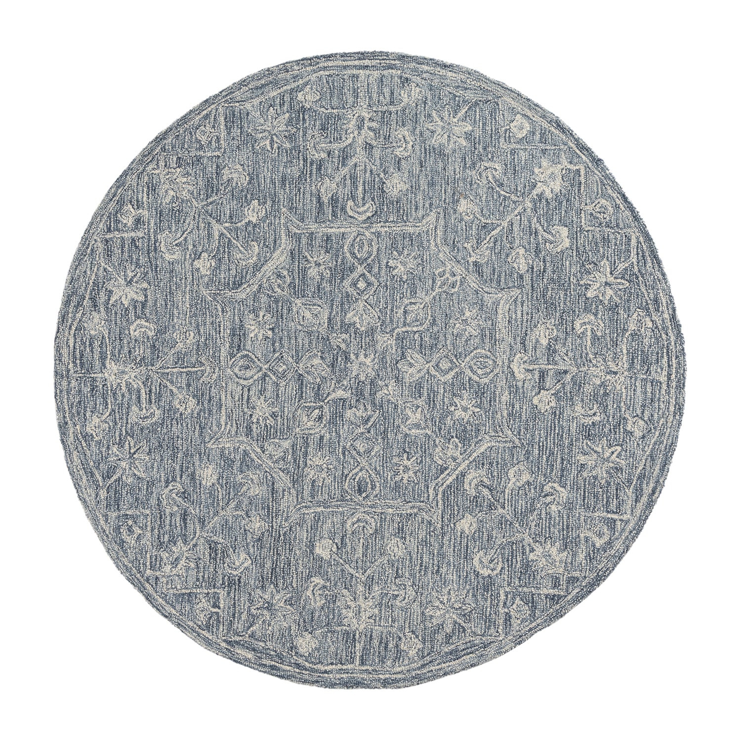 LR HOME Gelle Round Area Rugs