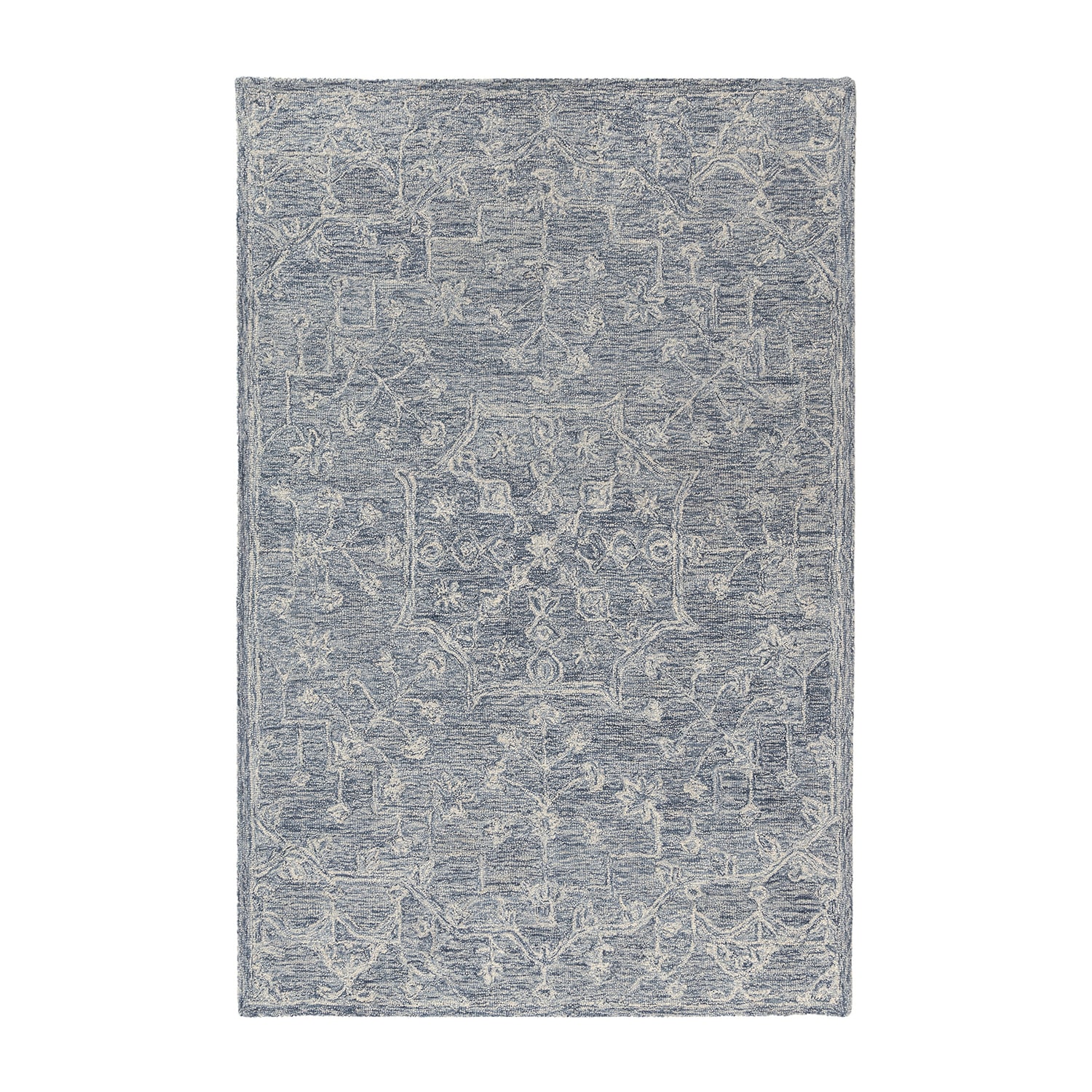 LR Home Gelle Floral Hand Tufted Indoor Rectangular Area Rug