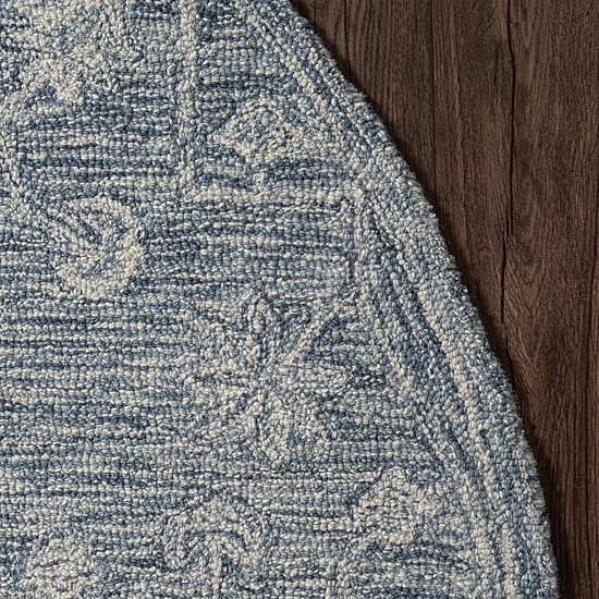 LR HOME Gelle Round Area Rugs