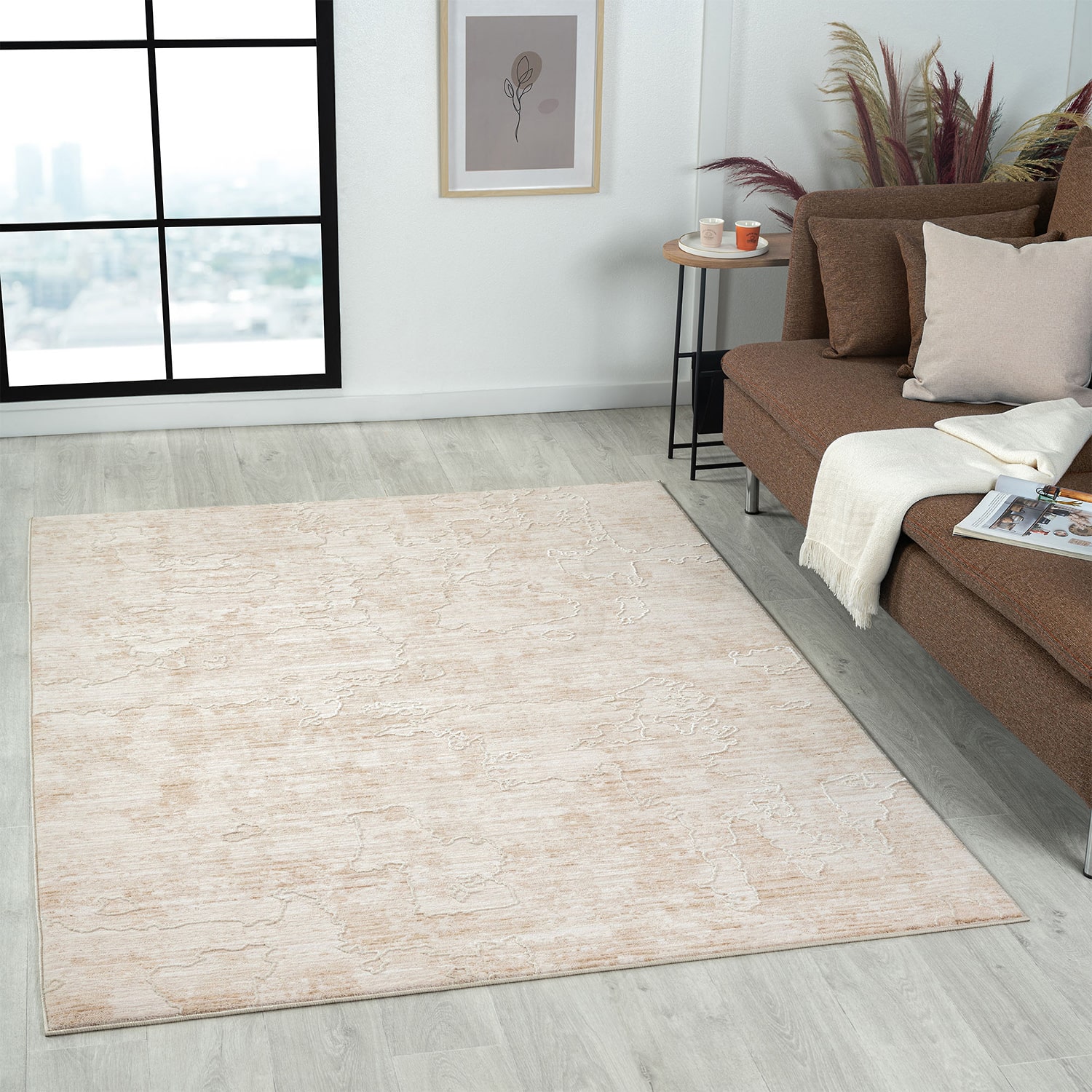 LR Home Dazia Abstract Indoor Rectangular Area Rug
