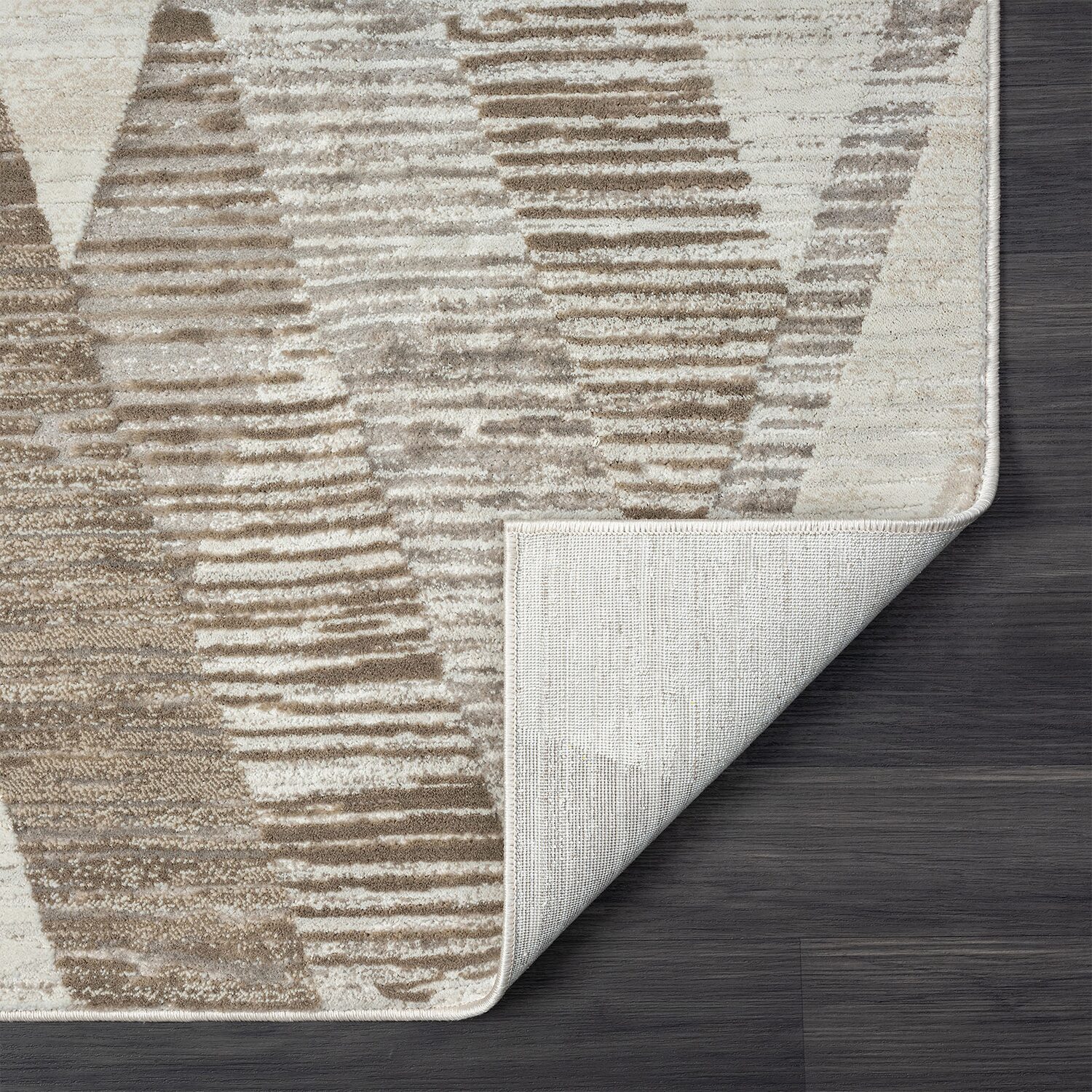 LR Home Willow Geometric Indoor Rectangular Area Rug