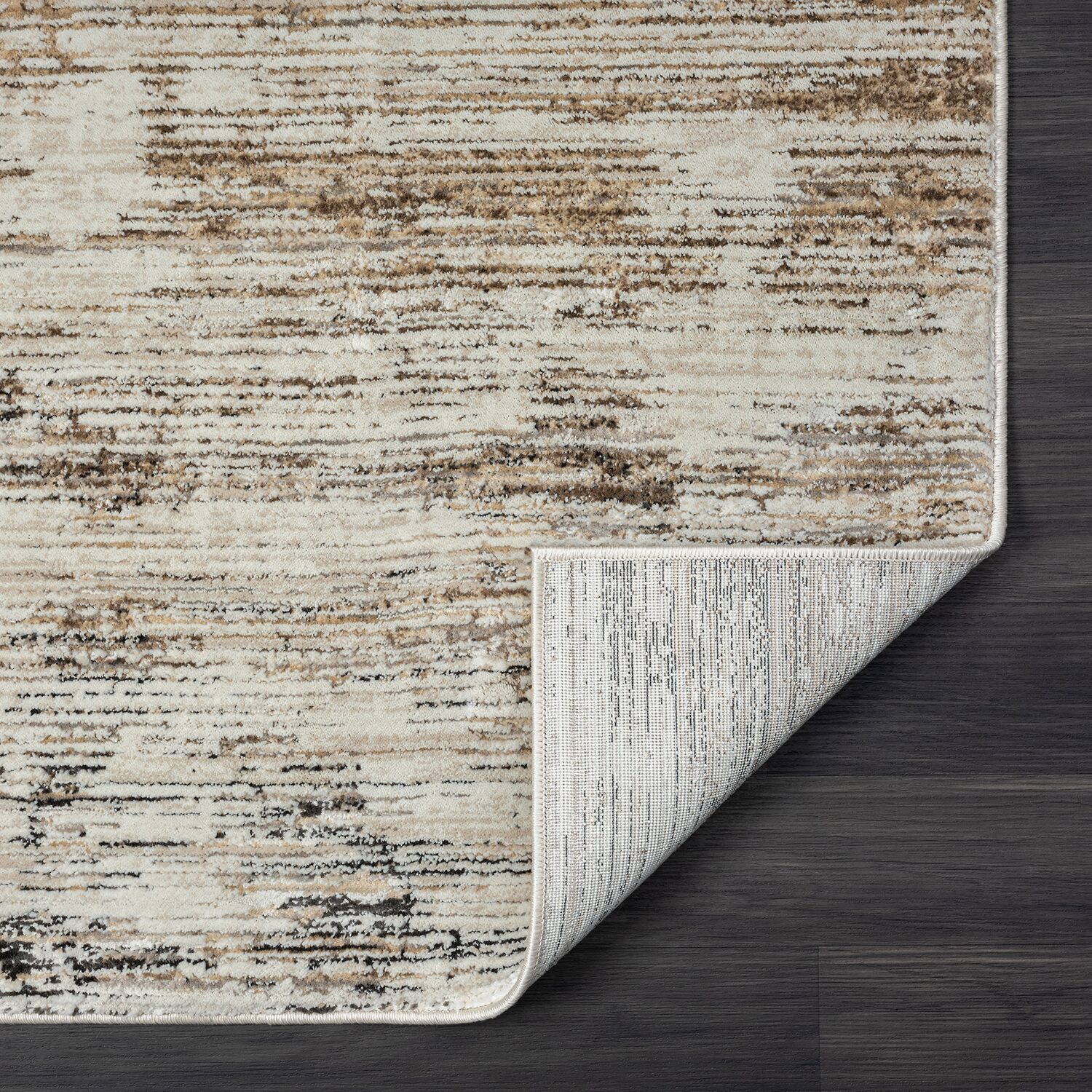 LR Home Willow Striped Indoor Rectangular Area Rug
