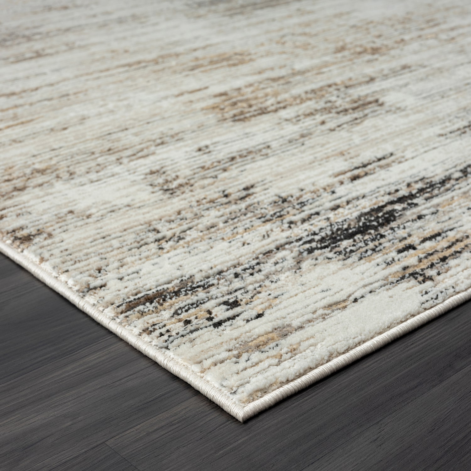 LR Home Willow Striped Indoor Rectangular Area Rug