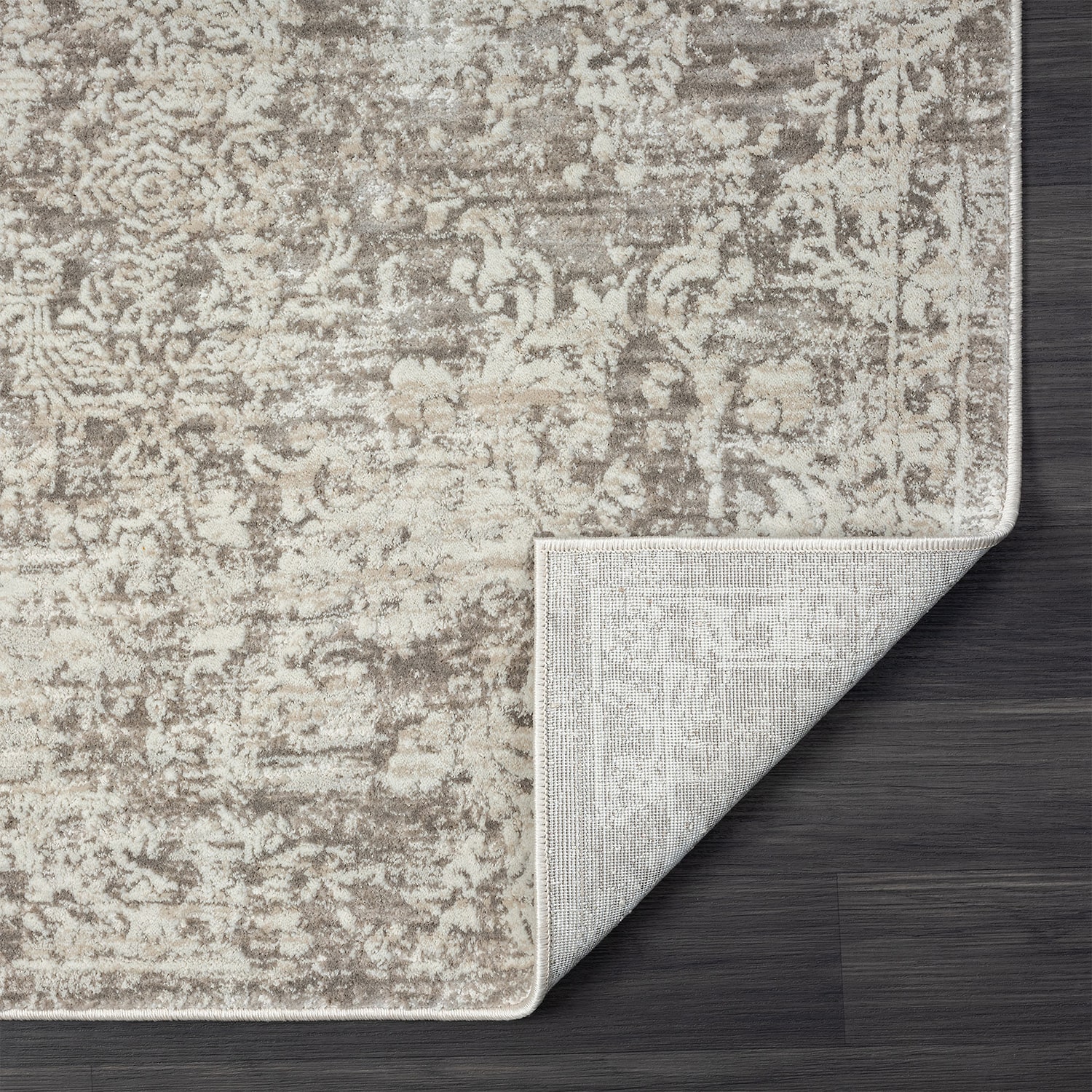 LR Home Willow Bordered Indoor Rectangular Accent Rug