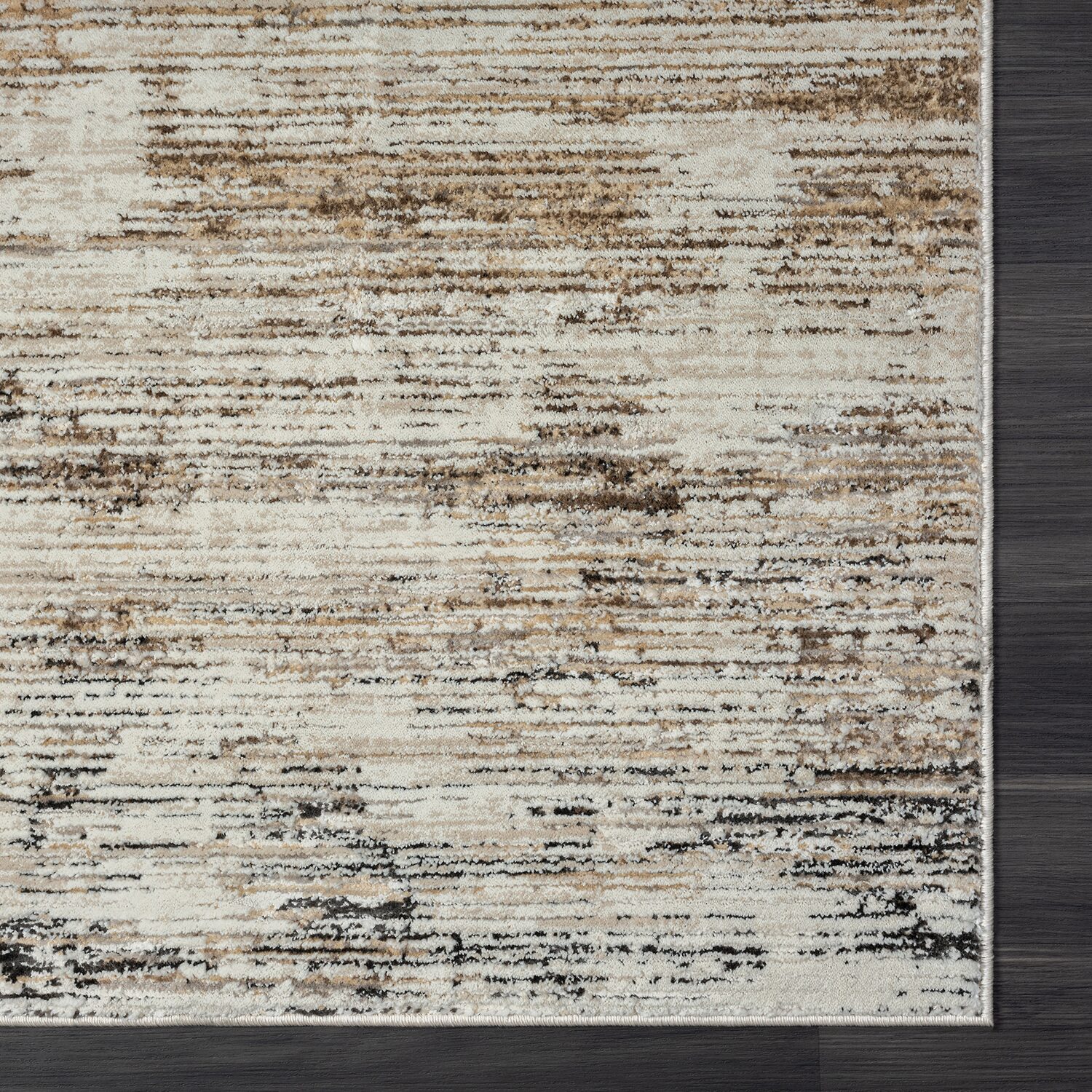 LR Home Willow Striped Indoor Rectangular Area Rug
