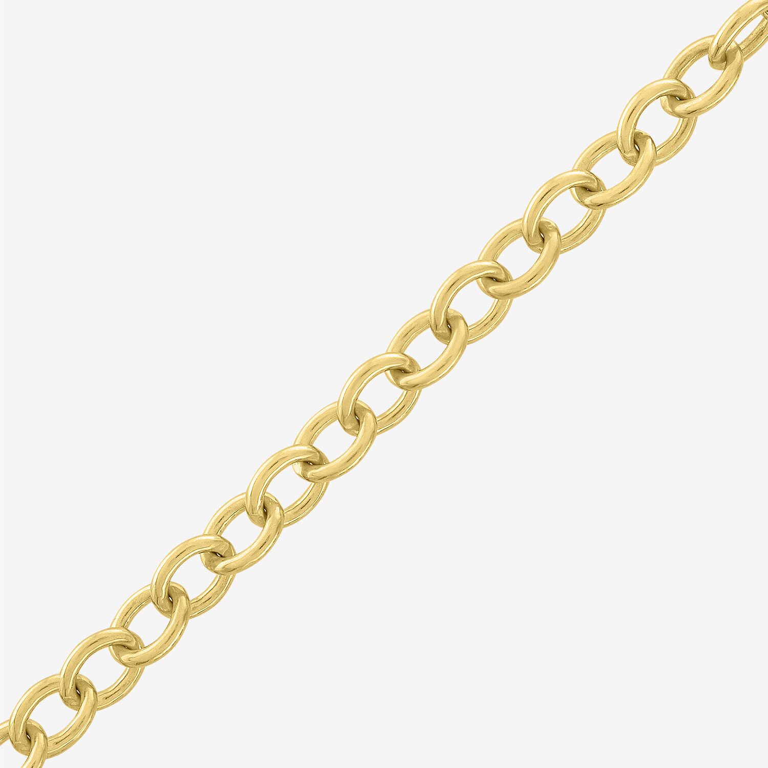 Bold Addiction Womens 14K Gold Over Brass Heart 18 Inch Pendant Necklace