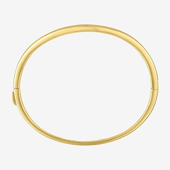 Bold Addiction Womens 14K Gold Over Brass Bangle Bracelet