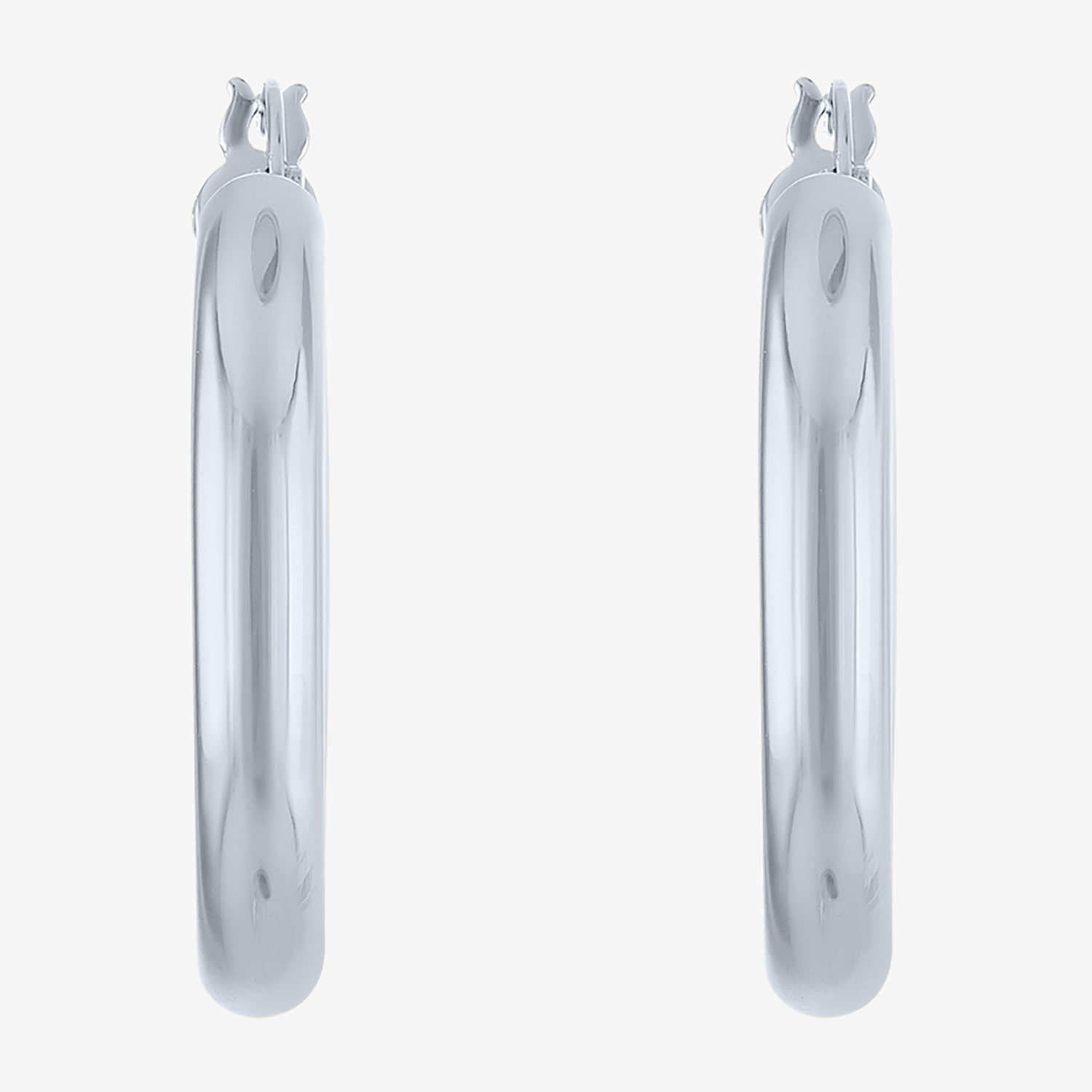 Bold Addiction Womens 30mm Hoop Earrings