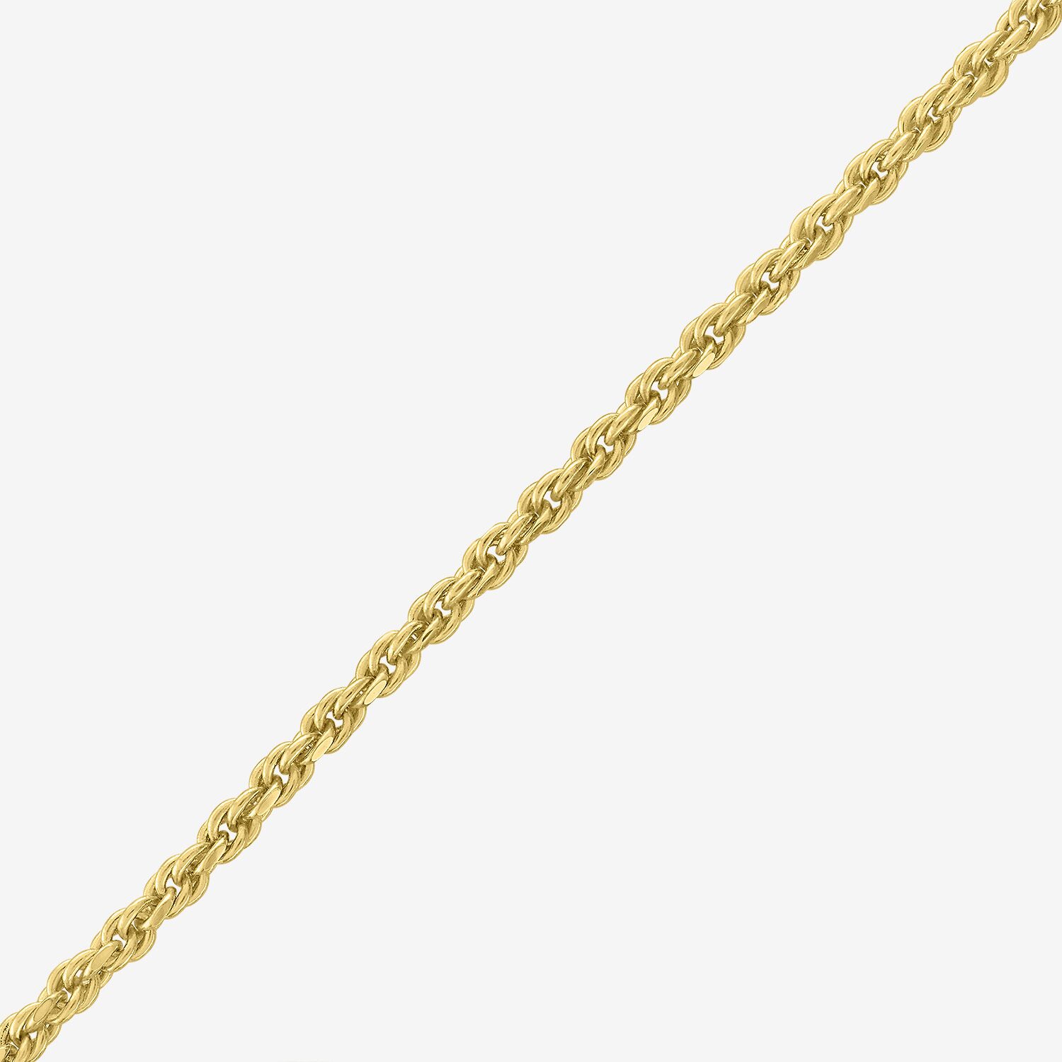 Bold Addiction Womens 14K Gold Over Brass 18 Inch Rope Chain Necklace