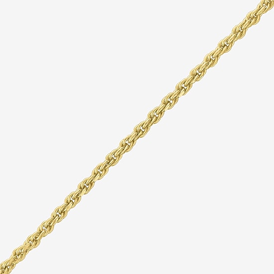 Bold Addiction Womens 14K Gold Over Brass 18 Inch Rope Chain Necklace