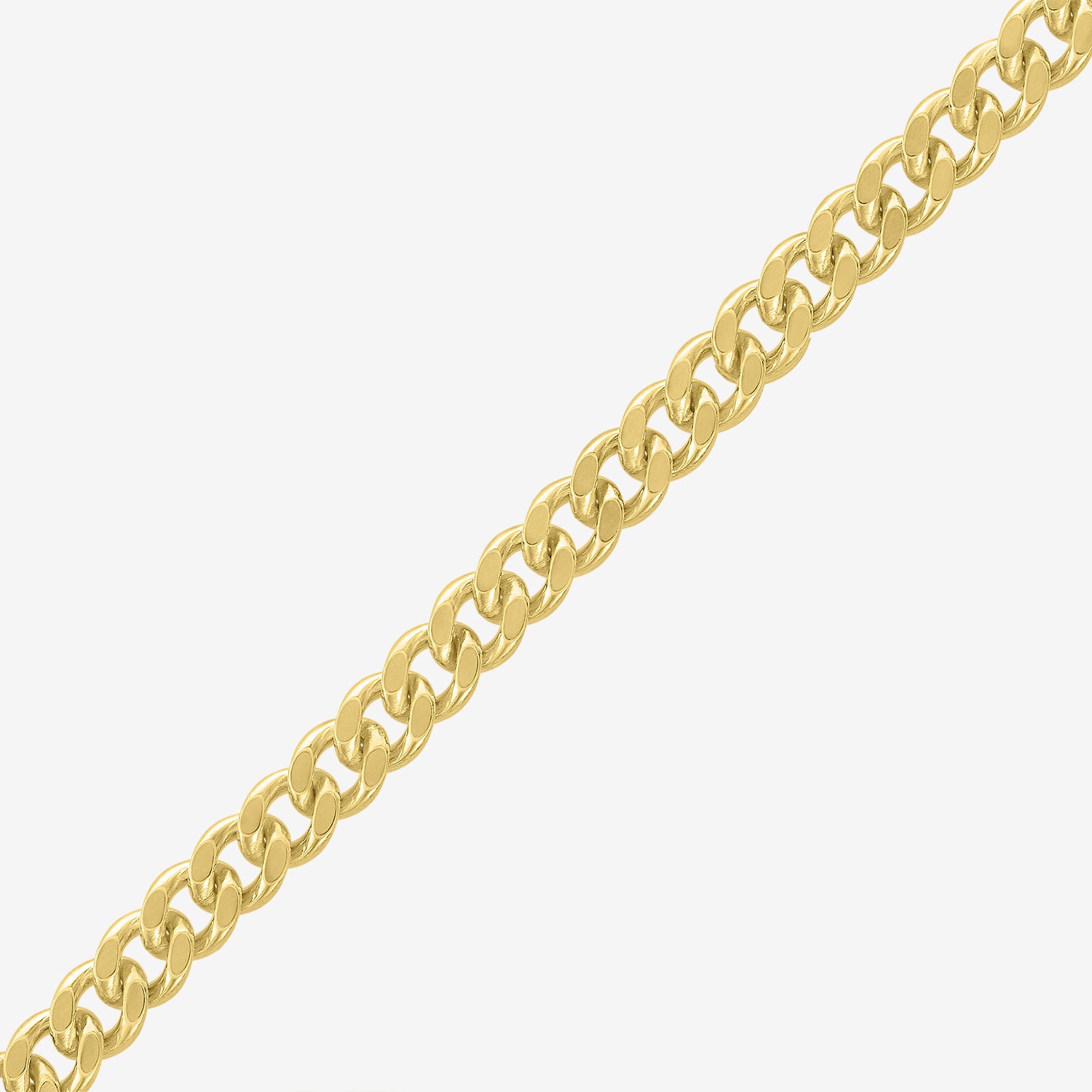 Bold Addiction Unisex Adult 14K Gold Over Brass 18 Inch Curb Chain Necklace