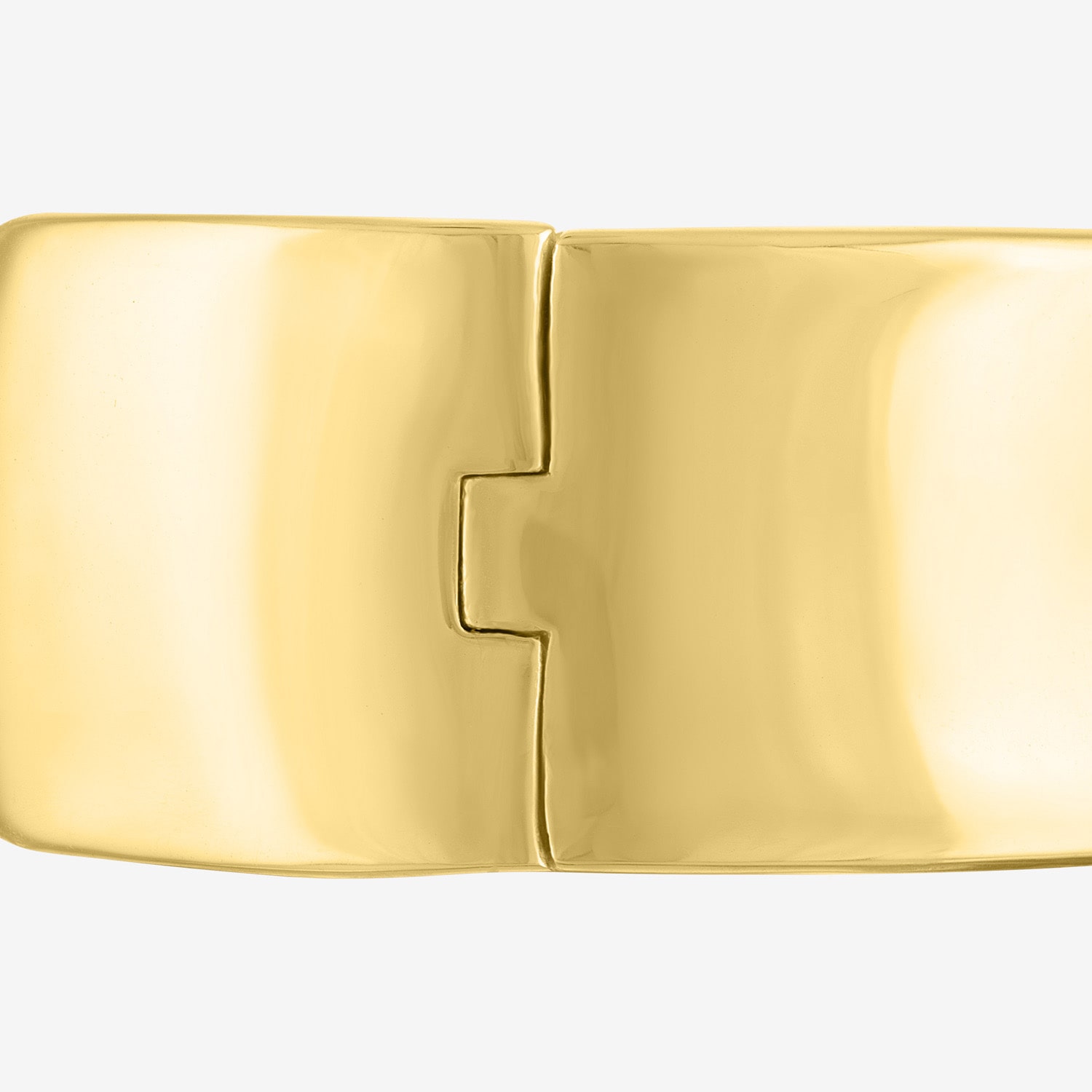 Bold Addiction Womens 14K Gold Over Brass Bangle Bracelet