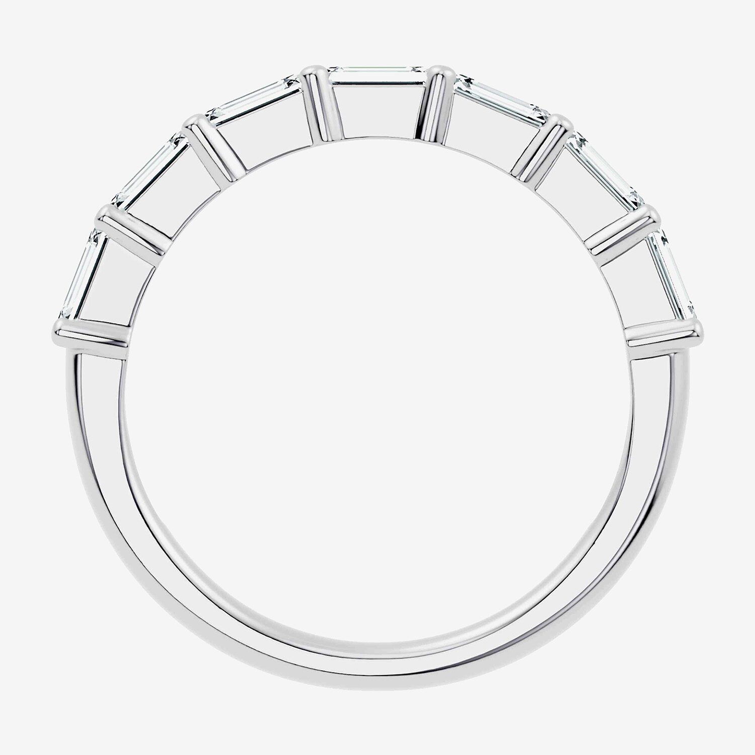 Signature By Modern Bride (F-G / Vs2-Si1) Womens 1 CT. T.W. Lab Grown White Diamond 10K Gold Wedding Band