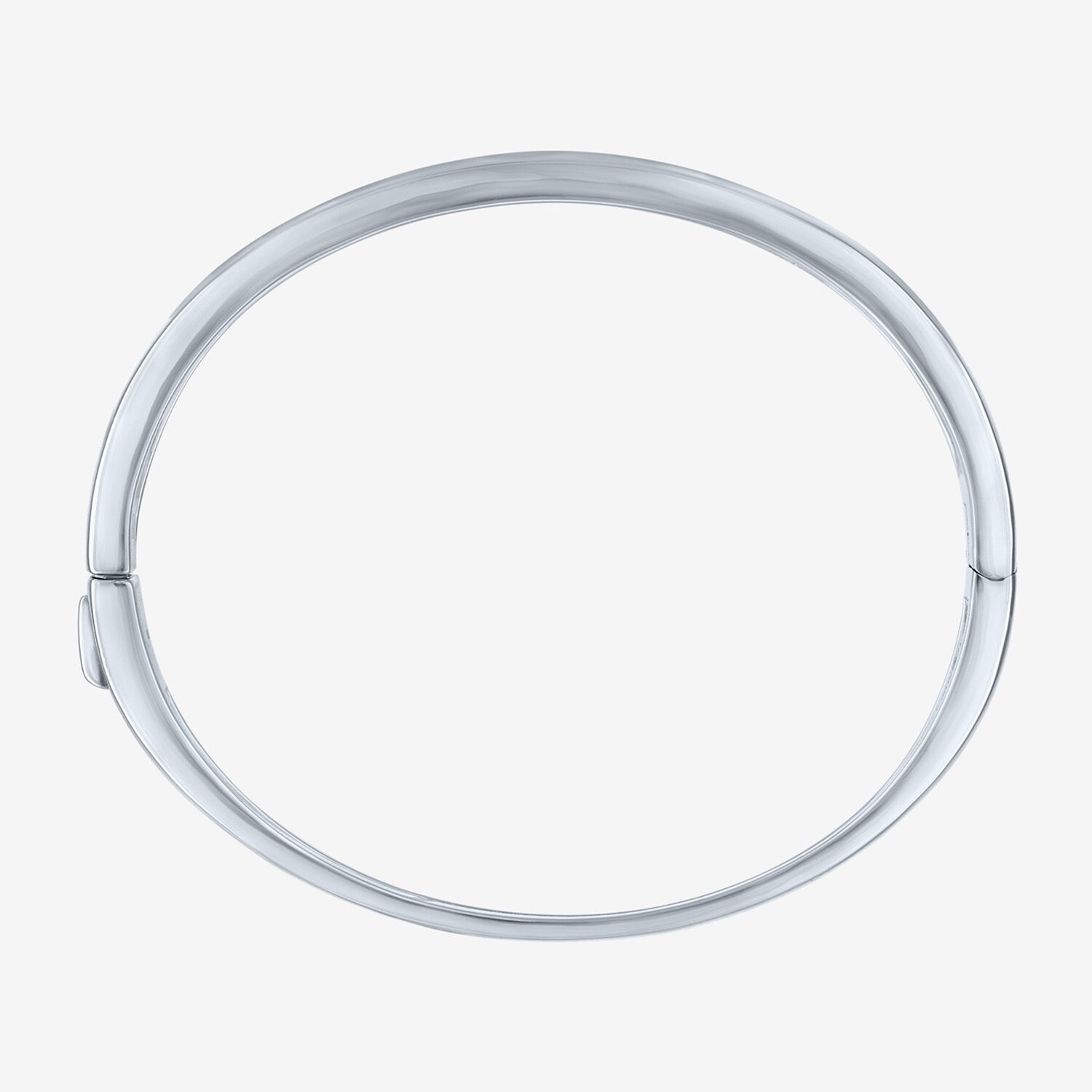 Bold Addiction Womens Pure Silver Over Brass Bangle Bracelet