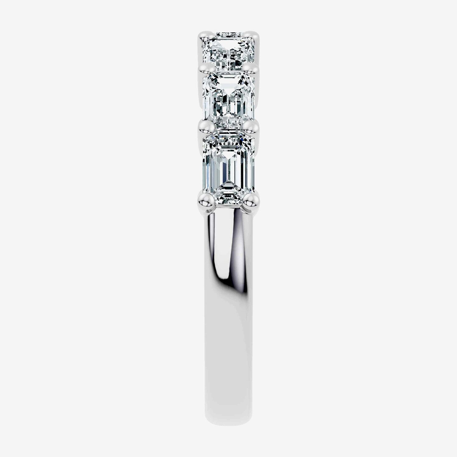 Signature By Modern Bride (F-G / Vs2-Si1) Womens 1 CT. T.W. Lab Grown White Diamond 10K Gold Wedding Band